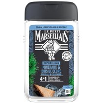 Гель-шампунь для мужчин Le Petit Marseillais® 4в1 Кедр и минералы 250 мл