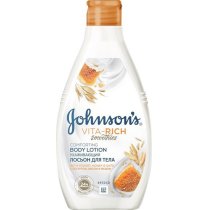 Лосьон для тела JOHNSON’S® VITA-RICH СМУЗИ Ухаживающий с йогуртом, овсом и медом 400 мл