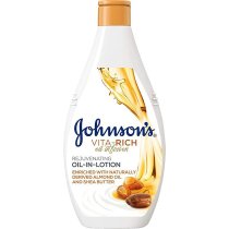 Лосьон для тела JOHNSON’S® VITA-RICH Питательный с маслами Миндаля и Ши 400 мл