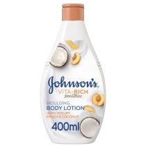 Лосьон для тела JOHNSON’S® VITA-RICH СМУЗИ Расслабляющий с йогуртом, кокосом и экстрактом персика 40