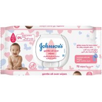Вологі серветки JOHNSON'S® для дітей Лагідна турбота 72 шт