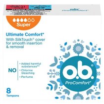 Тампони жіночі гігієничні: o.b. ProComfort Super 8