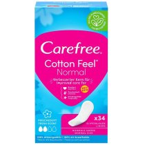 Прокладки женские ежедневные CAREFREE® Cotton Feel Fresh 34 шт