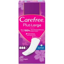 Прокладки женские ежедневные CAREFREE® Large plus Fresh 20 шт