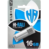 Флеш-память USB 16GB Hi-Rali Corsair срібло