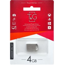 Флеш-память USB 4GB T&G металева 105