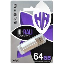 Флеш-память USB 64GB Hi-Rali Corsair срібло
