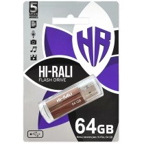 Флеш-память USB 64GB Hi-Rali Corsair бронза