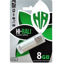 Флеш-память USB 8GB Hi-Rali Corsair срібло
