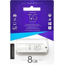 Флеш-память USB 8GB T&G Classic серiя 011 білий