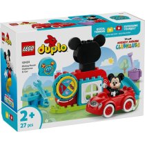 LEGO DUPLO Disney Конструктор Микки Маус: Клубный дом и автомобиль 27 дет.