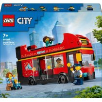 LEGO City Конструктор Красный двухэтажный экскурсионный автобус 384 дет.