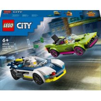LEGO City Конструктор Преследование маслкара на полицейском автомобиле 213 дет.