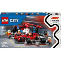 Конструктор Піт-стоп і піт-екіпаж F1® з болідом Ferrari 322 дет. LEGO City
