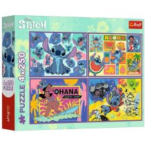 Пазли "4x250" Lilo&Stitch Дивовижний Стіч ТМ Trefl