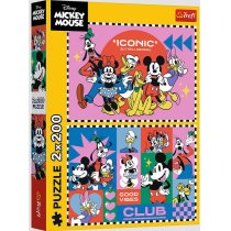 Пазли "2x200" Mickey&friends Час з друзями ТМ Trefl