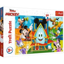 Пазли "24 Maxi" Mickey&friends Міккі Маус і друзі ТМ Trefl