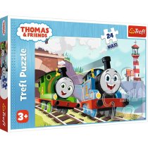 Пазли "24 Maxi" Thomas&Friends Том і Персі на рейках ТМ Trefl