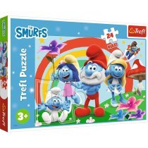 Пазли "24 Maxi" The Smurfs День смурфа ТМ Trefl