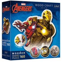 Пазли "160 Wooden" Marvel Heroes Відважна залізна людина ТМ Trefl