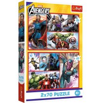 Пазли "2x70" The Avengers Стати героєм ТМ Trefl