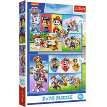 Пазли "2x70" Paw Patrol  Правила патруля ТМ Trefl