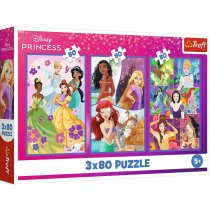 Trefl Пазли "3x80" Princess Друзі принцес