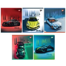 Тетрадь 18 листов, клетка "Ultimate drive" Гибридный выбор лак