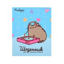 Дневник для музыкальной школы YES интегр., Pusheen. Music cat софт-тач+Уф-выб.