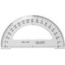 Транспортир 180/100, безкольоровий KOH-I-NOOR