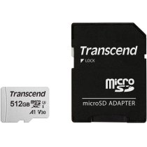 Карта пам'яті Transcend 300S microSDXC 512GB UHS-I U3 (TS512GUSD300S-A) + SD адаптер