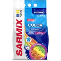 Стиральный порошок ТМ SARMIX Active Color для всех типов стирки 2,1 кг