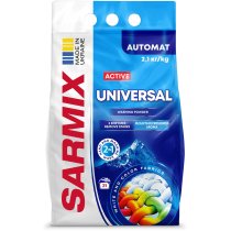 Стиральный порошок ТМ SARMIX Active Universal для всех типов стирки 2,1 кг