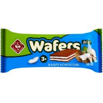 Вафли Житомирські ласощі с начинкой Wafers кокос 50г