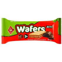 Вафли Житомирські ласощі с начинкой Wafers шоколадные 50г