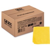 PRO Салфетки из микрофибры универсальные, 35х35 см, 50шт, желтый (1уп/ящ)
