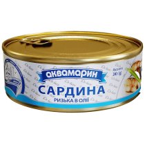 Сардина Аквамарин ризька в олії 240г