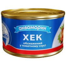 Хек Аквамарин обжаренный в томатном соусе 230г