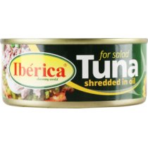 Тунець Iberica салатний в соняшниковій олії 150 г