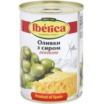 Оливки Iberica econ с сыром 280 г