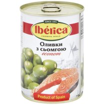 Оливки Iberica econ с семгой 280 г