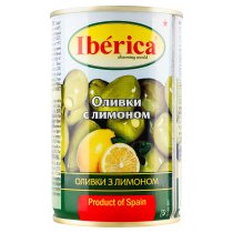 Оливки Iberica с лимоном 300 г