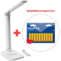 Настольная лампа ENERLIGHT SONATA 10Вт 3000-6000K (в подарок Батарейка Varta Longlife BL10 АА)