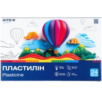 Пластилін, 24 кольори, 480 г. Kite Classic