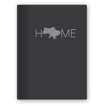 Блокнот "UA", А5, тверда обкл., 80 арк., кліт.