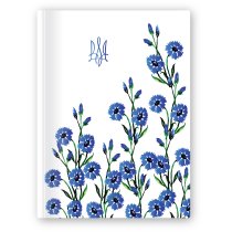 Блокнот "UA", А5, тверда обкл., 80 арк., кліт.