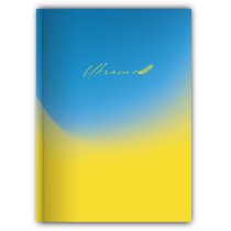 Блокнот "UA", А4, тверда обкл., 96 арк., кліт.