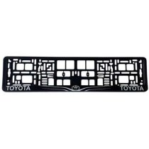 Рамка номер. знака ТМ Poputchik пластик с буквами Toyota 1шт