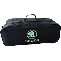 Сумка-органайзер в багажник Skoda NEW LOGO черная размер 50 х 18 х 18 см