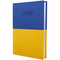 Щоденник датований 2026, VIVELLA, жовто-блакитний, А5